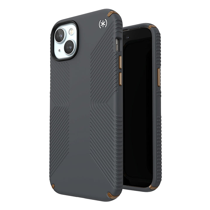Speck - Presidio2 Grip Case with MagSafe for Apple iPhone 15 Plus/14 Plus - Charcoal Gray_5