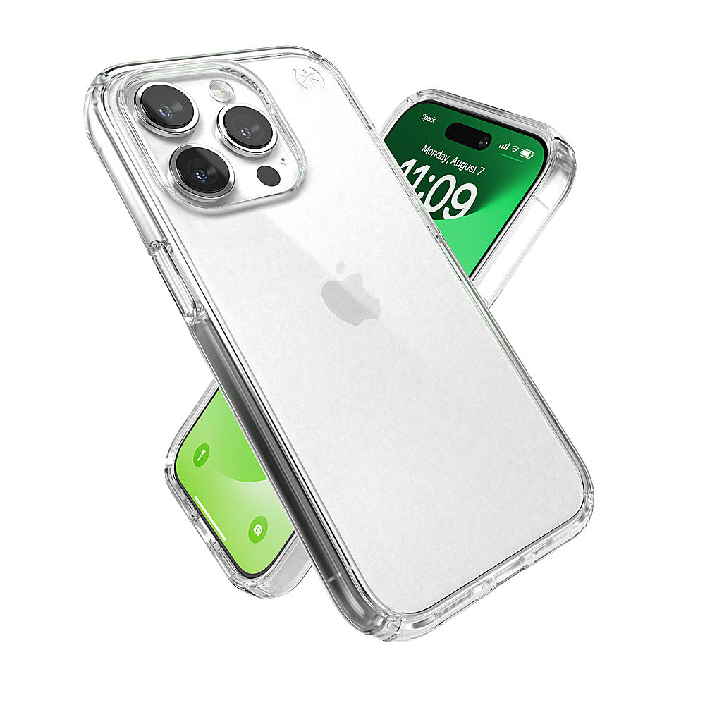 Speck - Presidio Perfect-Clear Case for Apple iPhone 15 Pro - Clear_4
