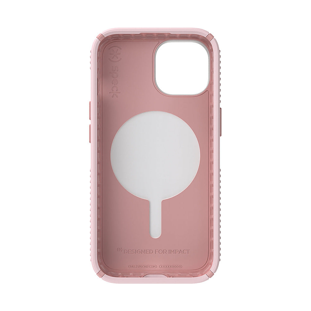 Speck - Presidio2 Grip ClickLock Case with MagSafe for Apple iPhone 15/14/13 - Nimbus Pink_6