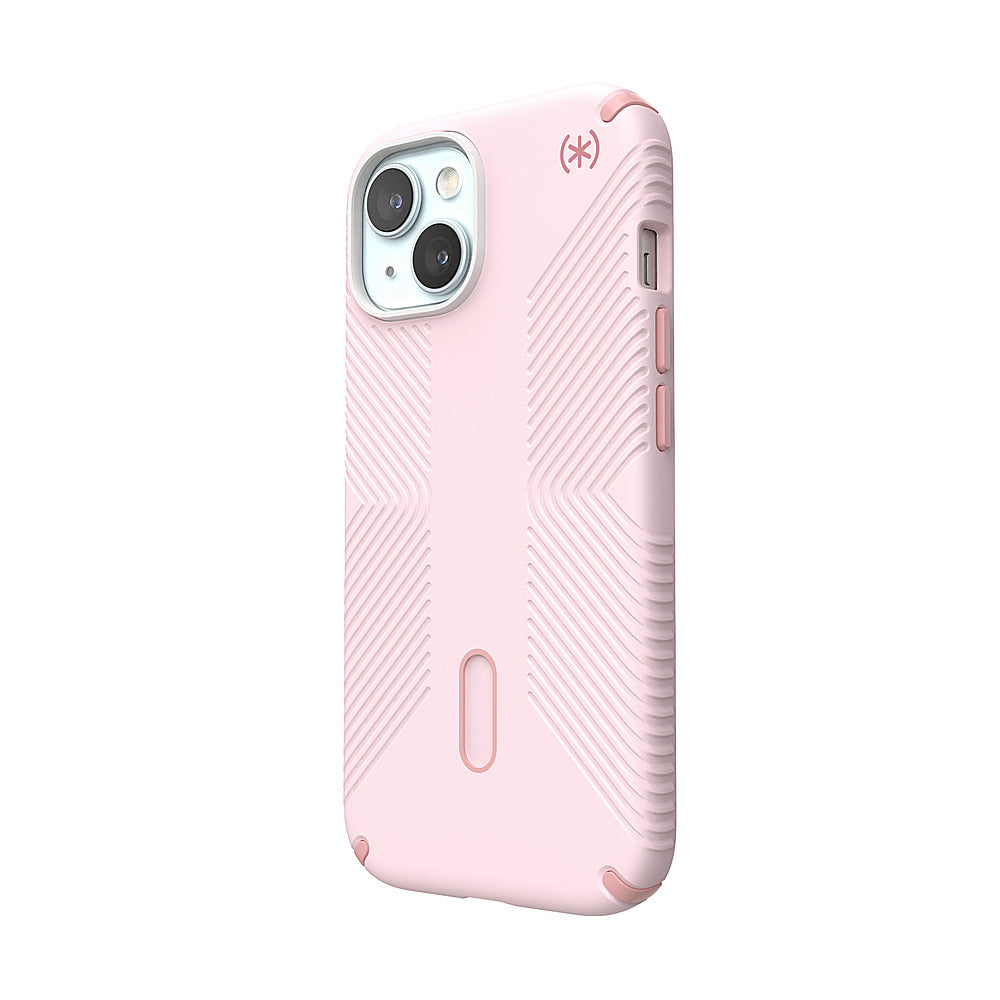 Speck - Presidio2 Grip ClickLock Case with MagSafe for Apple iPhone 15/14/13 - Nimbus Pink_2