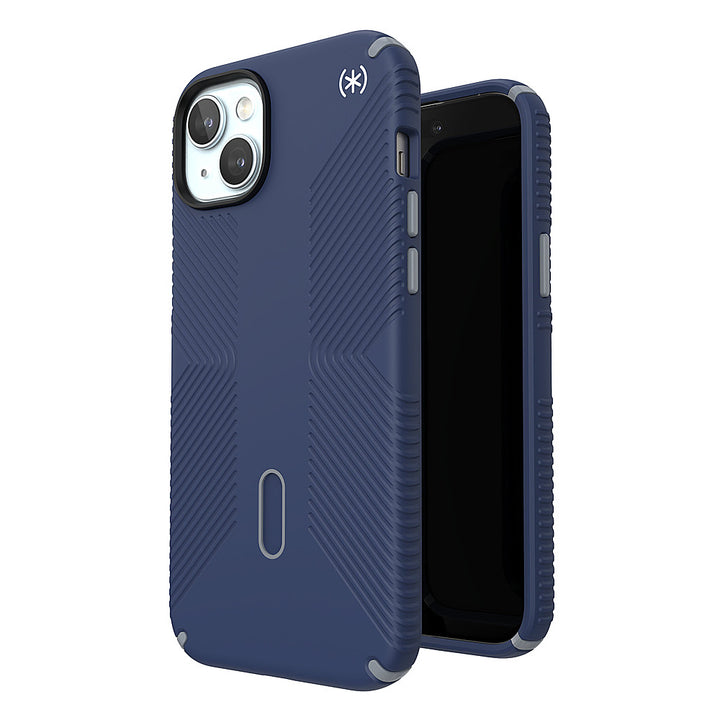 Speck - Presidio2 Grip ClickLock Case with MagSafe for Apple iPhone 15 Plus/14 Plus - Coastal Blue_5