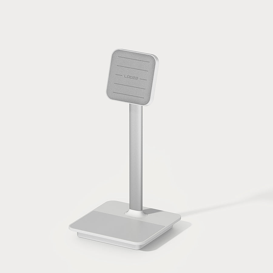 Moment - Magnetic Phone Stand with Dual Wireless Charging - Silver_0