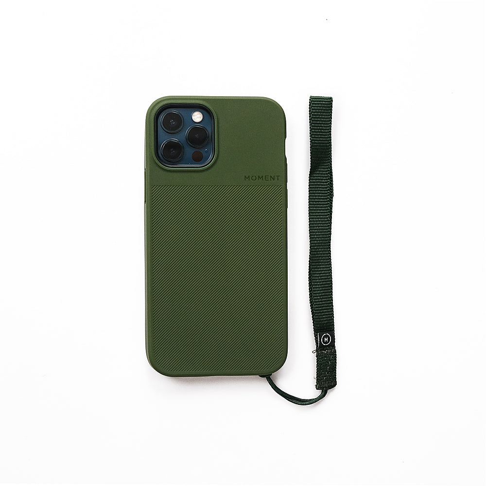 Moment - Nylon Phone Wrist Strap for Most Cell Phones - Olive_1