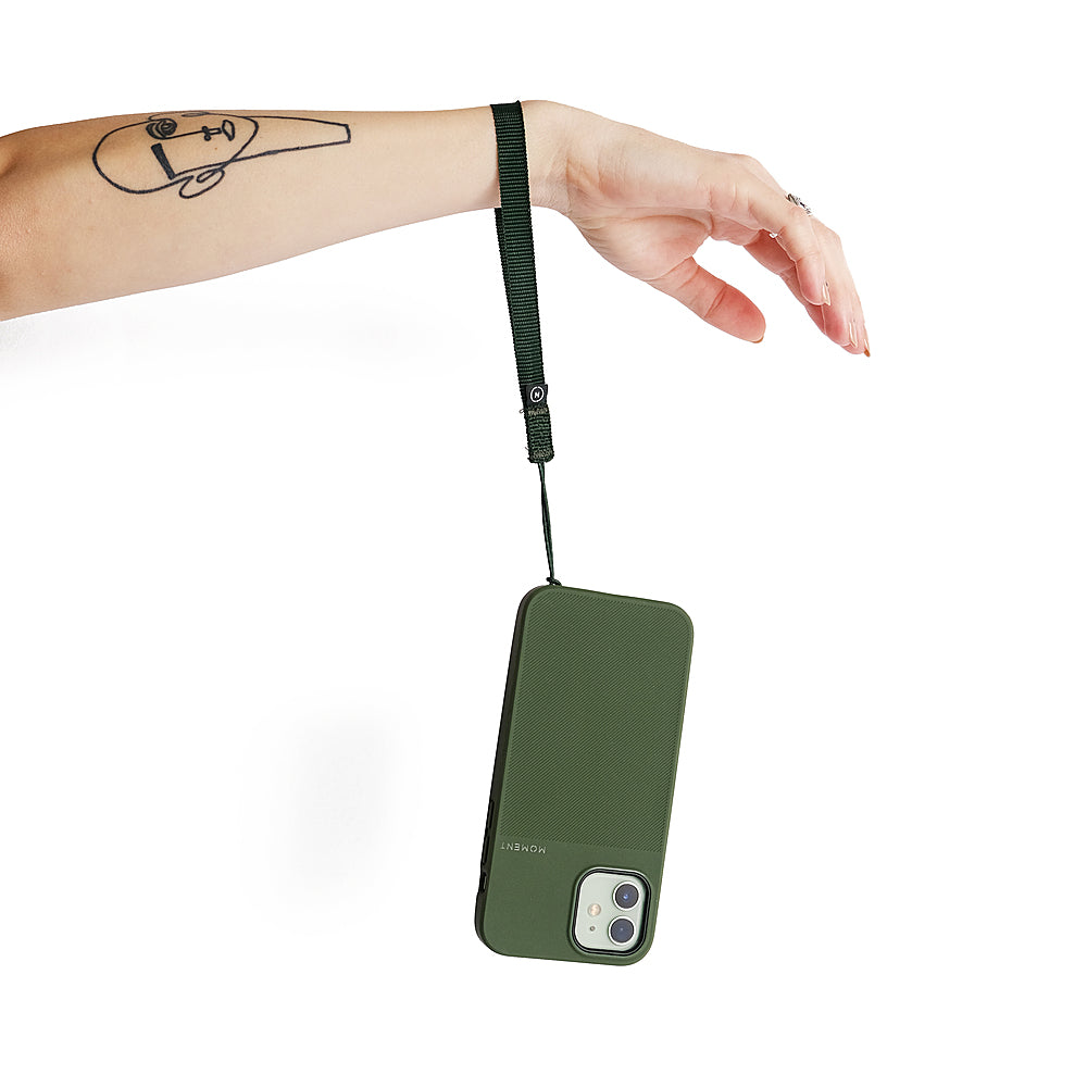 Moment - Nylon Phone Wrist Strap for Most Cell Phones - Olive_2