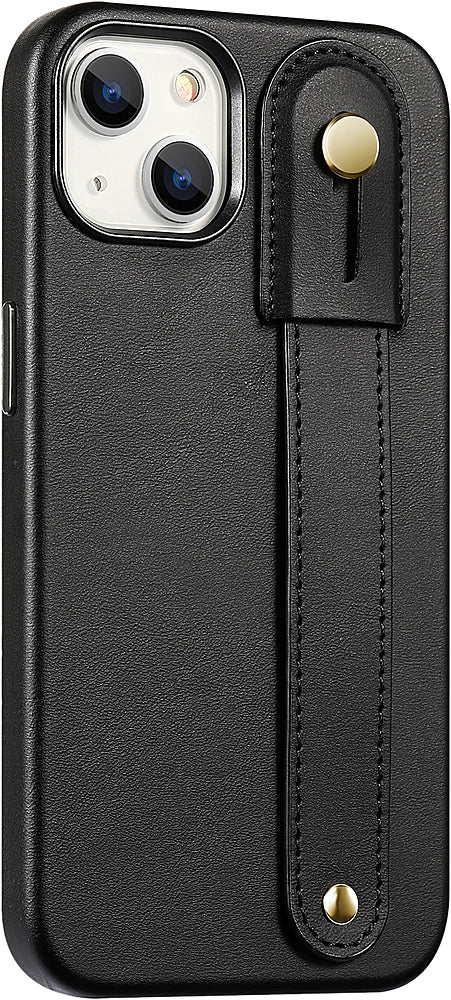 SaharaCase - FingerGrip Series Leather Case with Magsafe for Apple iPhone 15 - Black_6