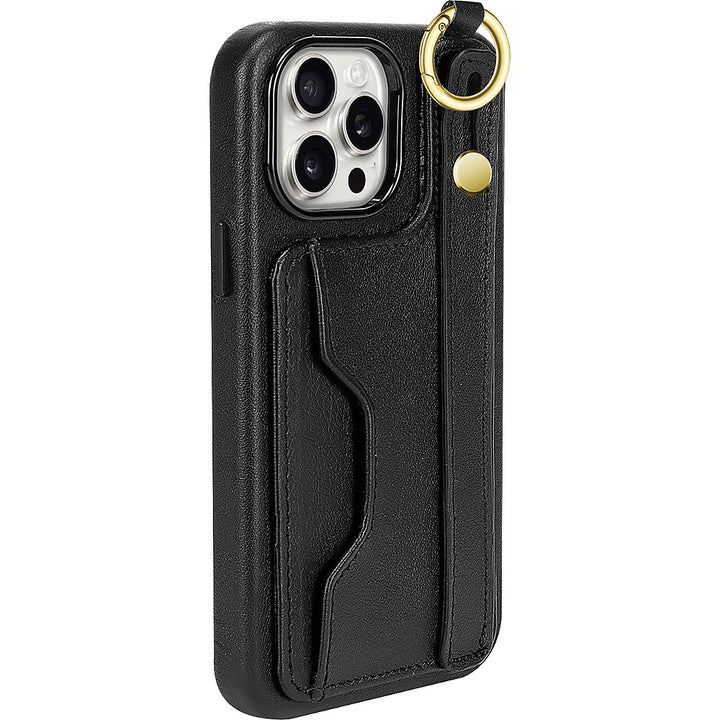 SaharaCase - FingerGrip Series Wallet Case for Apple iPhone 15 Pro Max - Black_5