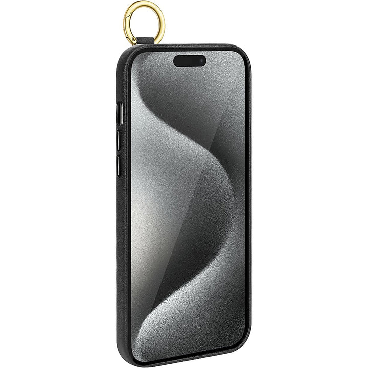 SaharaCase - FingerGrip Series Wallet Case for Apple iPhone 15 Pro Max - Black_4