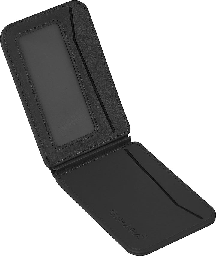 SaharaCase - Genuine Leather Wallet Case with Magsafe for Apple iPhone - Black_4