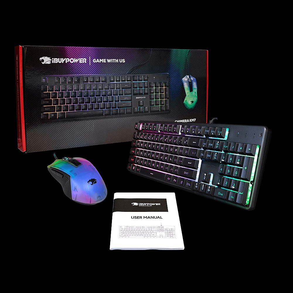 iBUYPOWER Chimera KM7 RGB Keyboard + Mouse Combo - Black_4