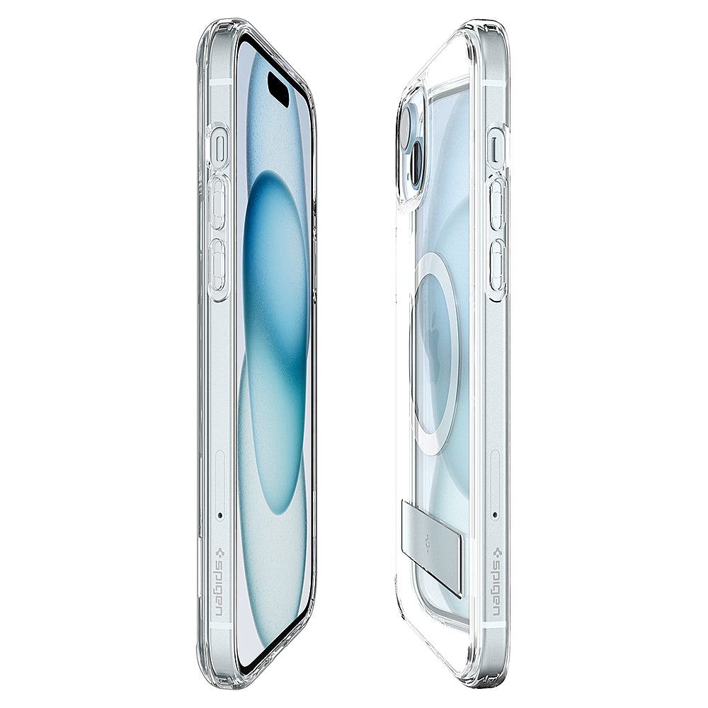 Spigen - Slim Armor Essential S MagFit Case for Apple iPhone 15/14/13 - Crystal Clear_8