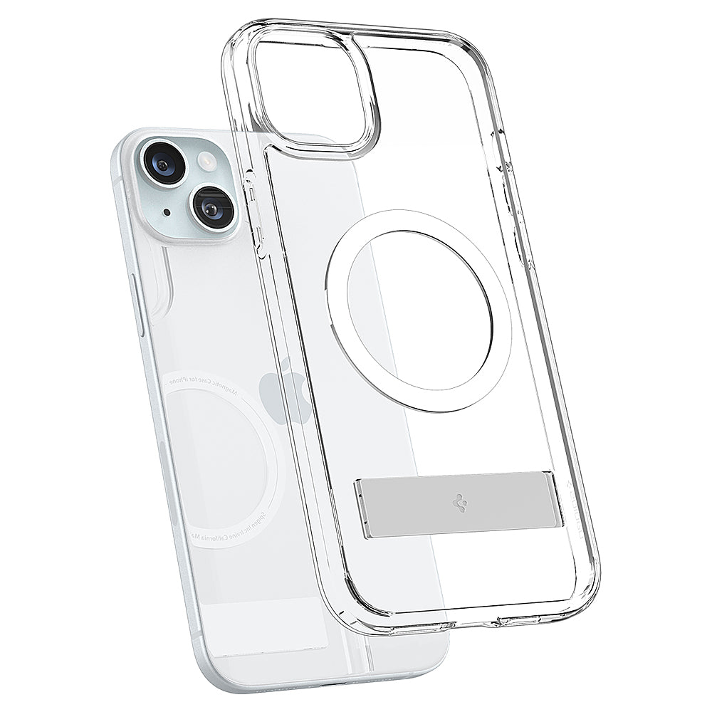 Spigen - Slim Armor Essential S MagFit Case for Apple iPhone 15/14/13 - Crystal Clear_3