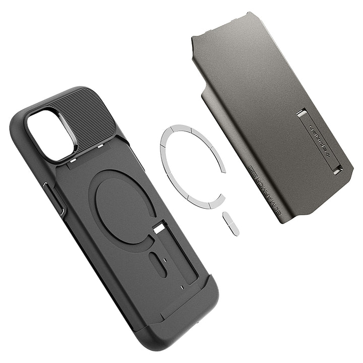 Spigen - Slim Armor MagFit Case for Apple iPhone 14 Plus - Gunmetal_9