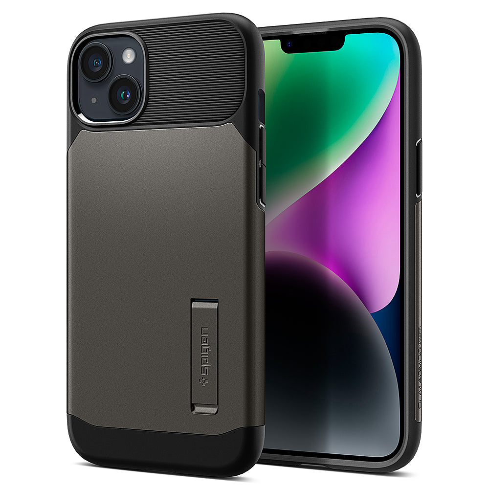 Spigen - Slim Armor MagFit Case for Apple iPhone 14 Plus - Gunmetal_8