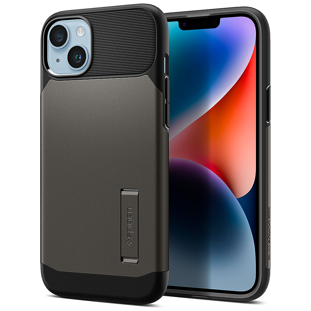 Spigen - Slim Armor MagFit Case for Apple iPhone 14 Plus - Gunmetal_6