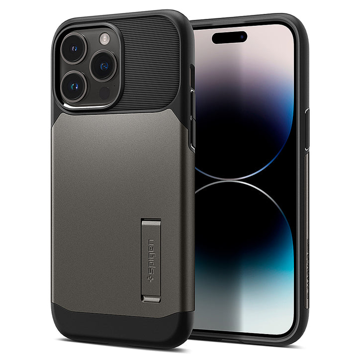 Spigen - Slim Armor MagFit Case for Apple iPhone 14 Pro - Gunmetal_6