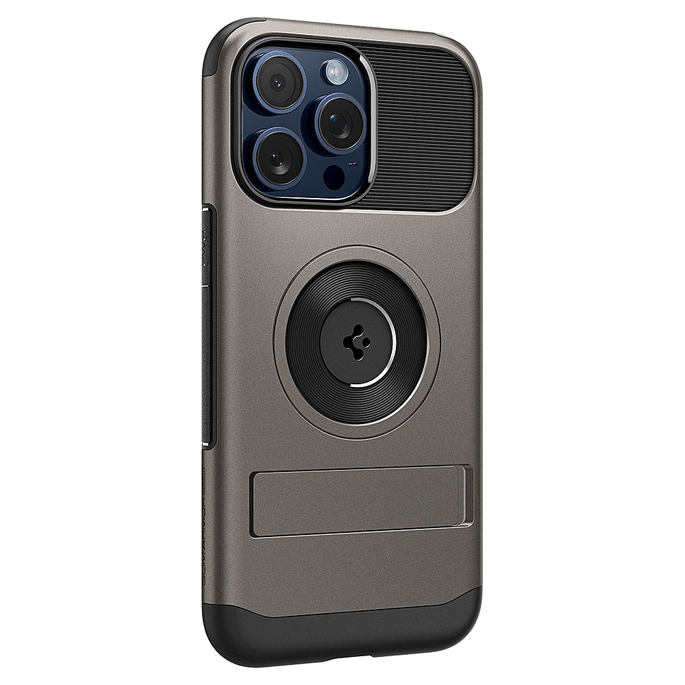 Spigen - Slim Armor MagFit Case for Apple iPhone 15 Pro Max - Gunmetal_8