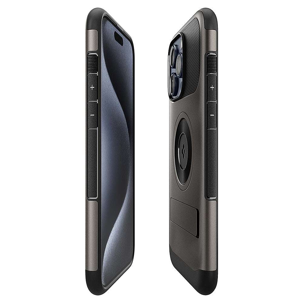 Spigen - Slim Armor MagFit Case for Apple iPhone 15 Pro Max - Gunmetal_7