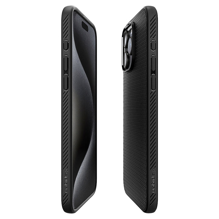 Spigen - Air Grip Case for Apple iPhone 15 Pro Max - Matte Black_9