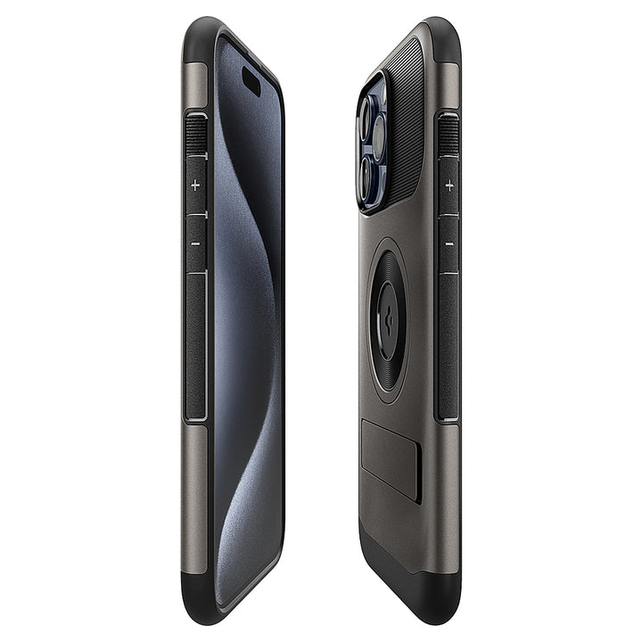 Spigen - Slim Armor MagFit Case for Apple iPhone 15 Pro - Gunmetal_6