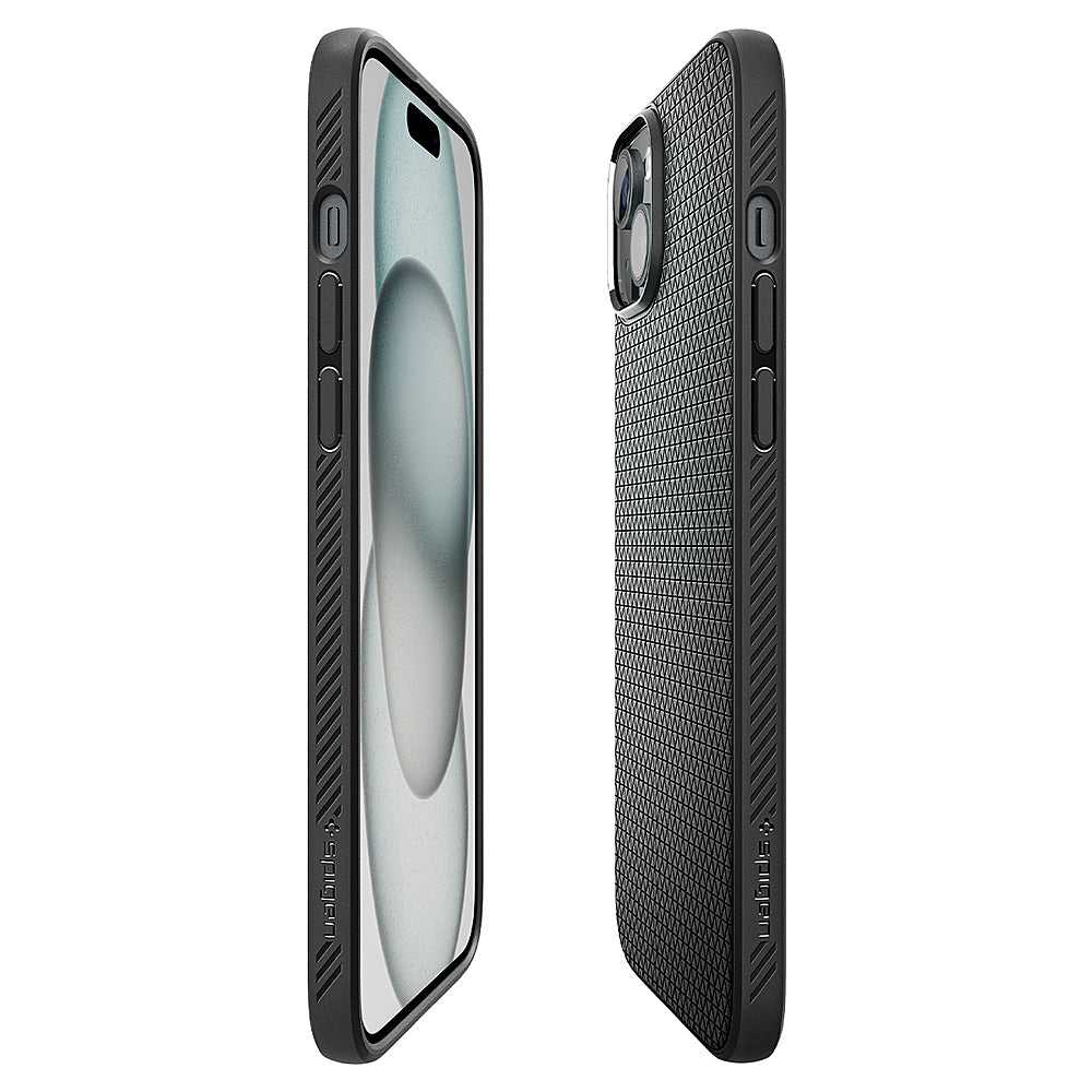 Spigen - Air Grip Case for Apple iPhone 15/14/13 - Matte Black_8