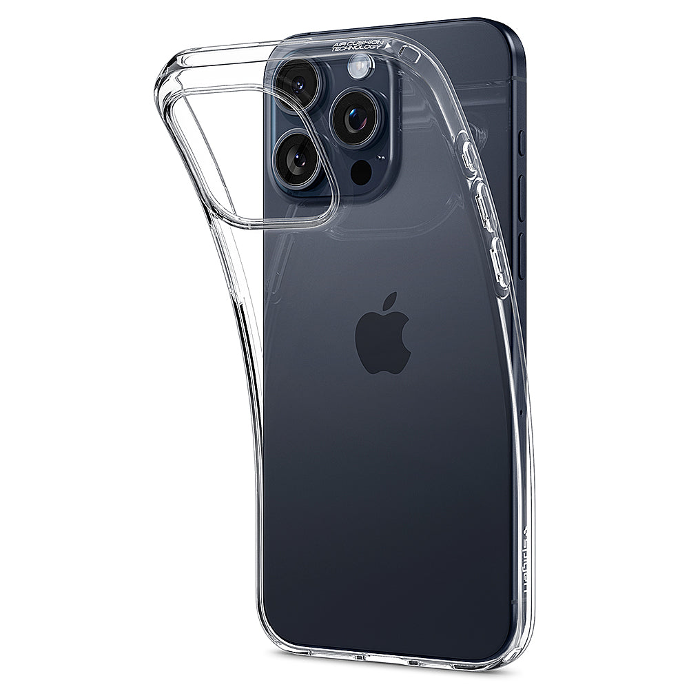 Spigen - Crystal Flex Case for Apple iPhone 15 Pro - Crystal Clear_3