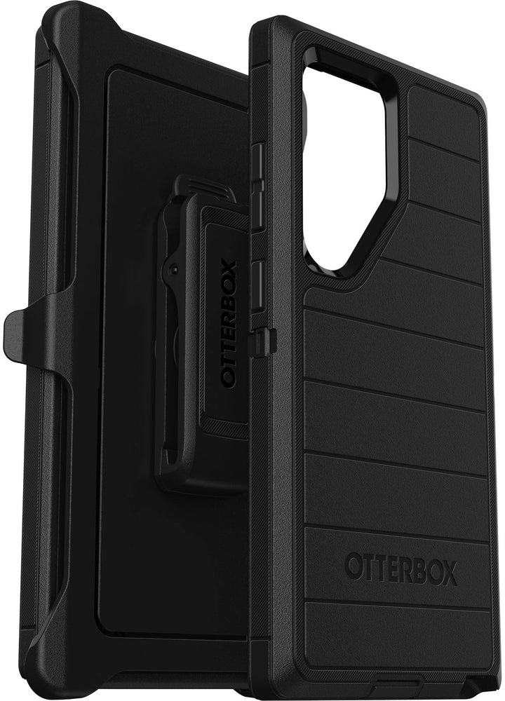 OtterBox - Defender Series Pro Hard Shell for Samsung Galaxy S24 Ultra - Black_3