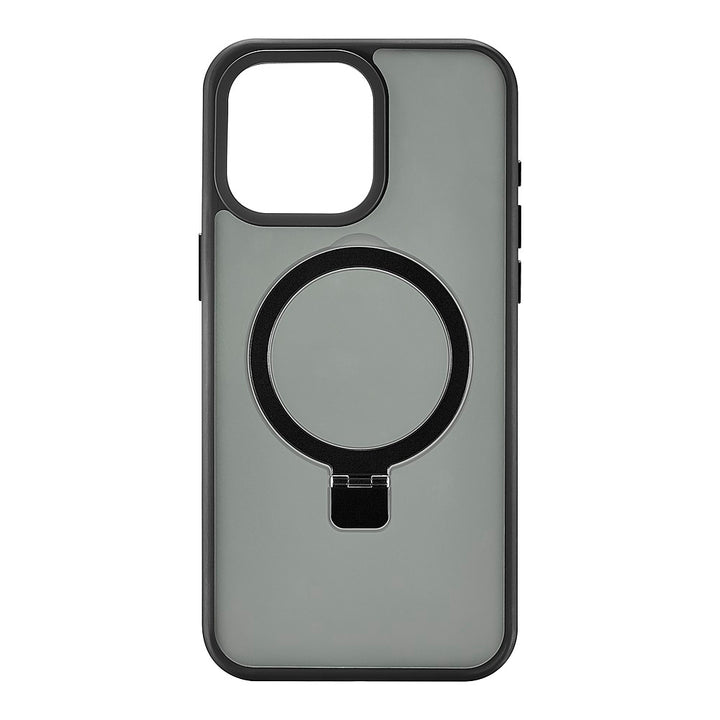 Insignia™ - Hard-Shell Case with MagSafe Kickstand for iPhone 15 Pro Max - Black_5