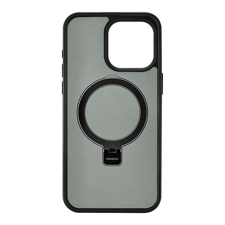 Insignia™ - Hard-Shell Case with MagSafe Kickstand for iPhone 15 Pro Max - Black_4
