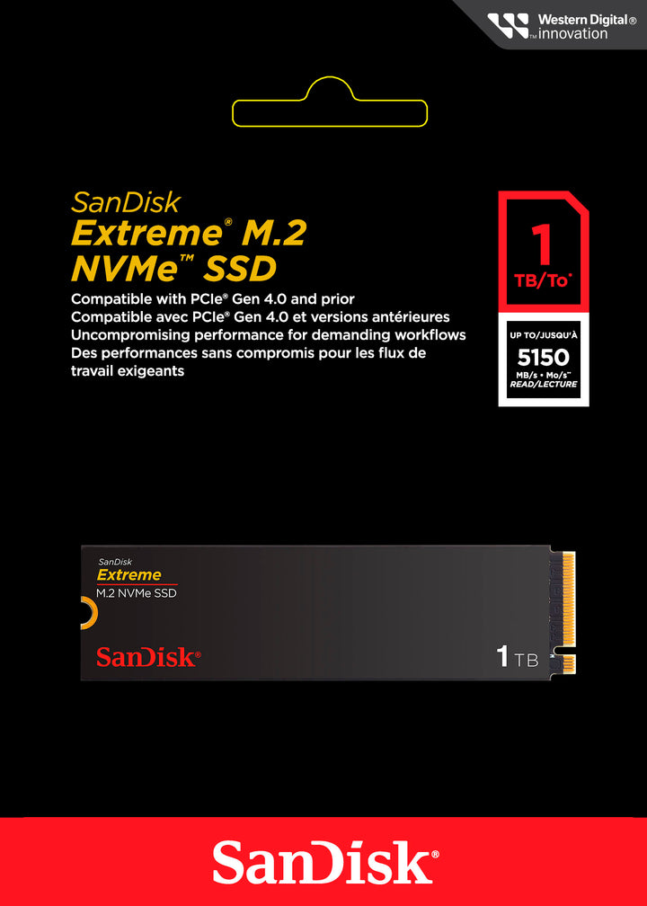 SanDisk - 1TB Extreme M.2 NVMe SSD with PCIe Gen 4.0_7