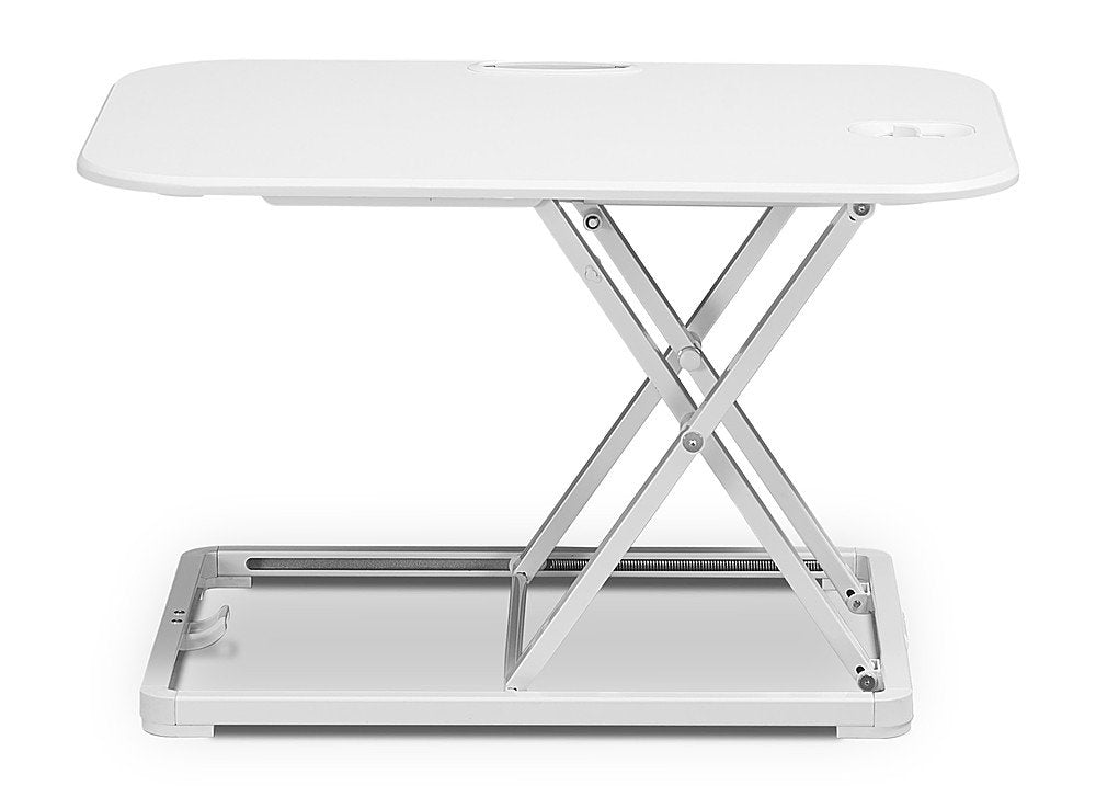 True Seating - Ergonomic 5-Level Height Adjustable Sit-to-Stand Laptop or Monitor Riser - White_6