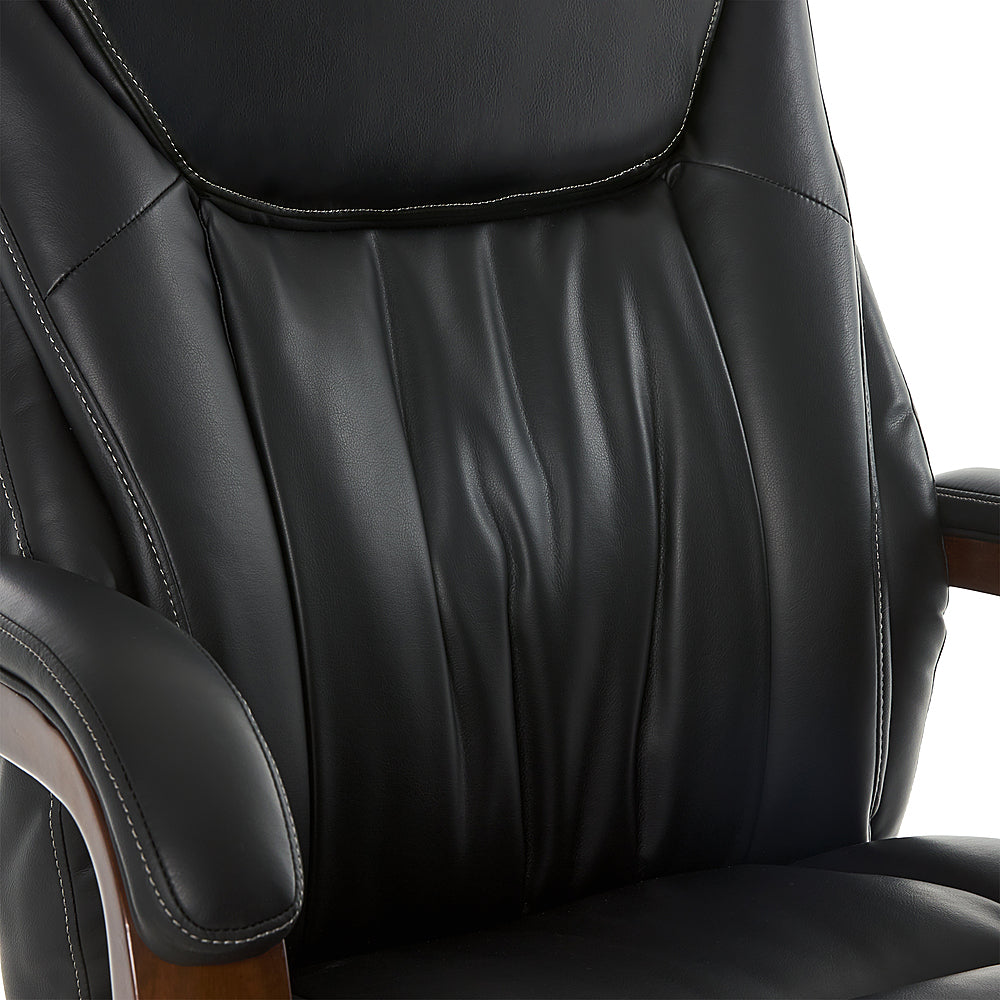 La-Z-Boy - Edmonton Big and Tall Bonded Leather Executive Office Chair - Black_8