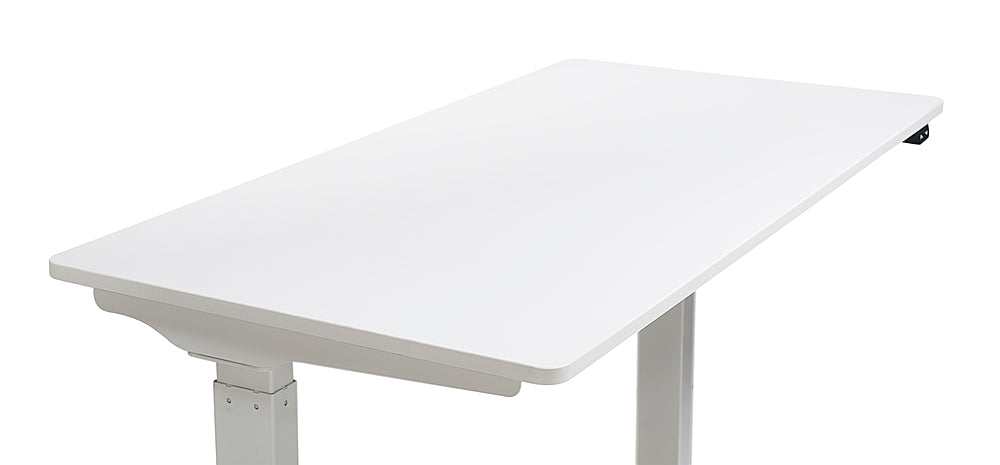 True Seating - Ergo Electric Height Adjustable Standing Desk - White_4