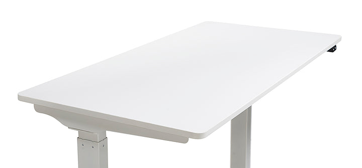 True Seating - Ergo Electric Height Adjustable Standing Desk - White_4