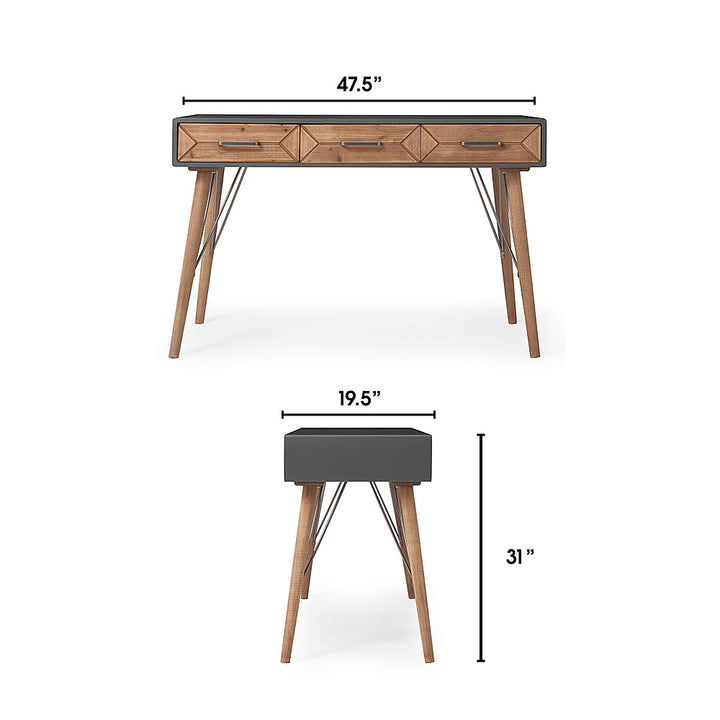 Finch - Friedman Desk Console Table - Gray_2