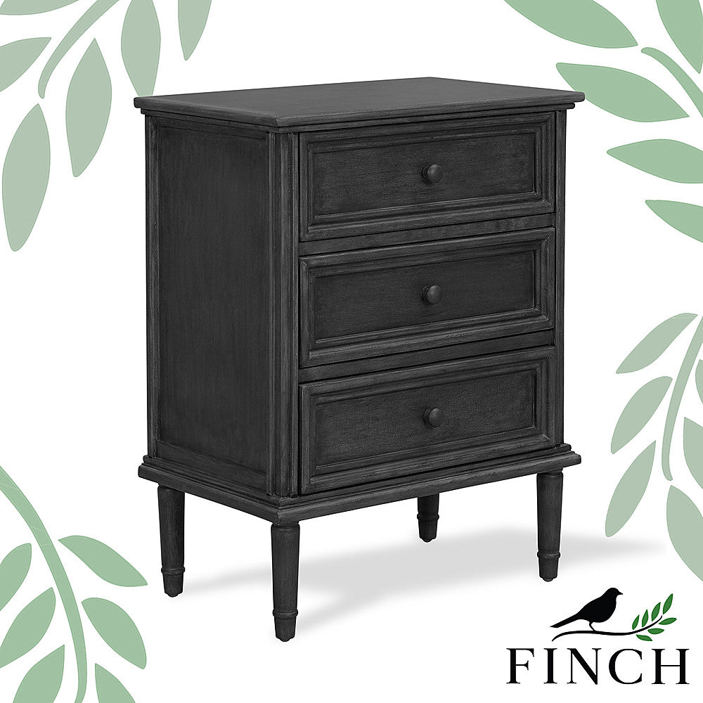 Finch - Webster 3-Drawer Storage Cabinet - Dark Gray_1