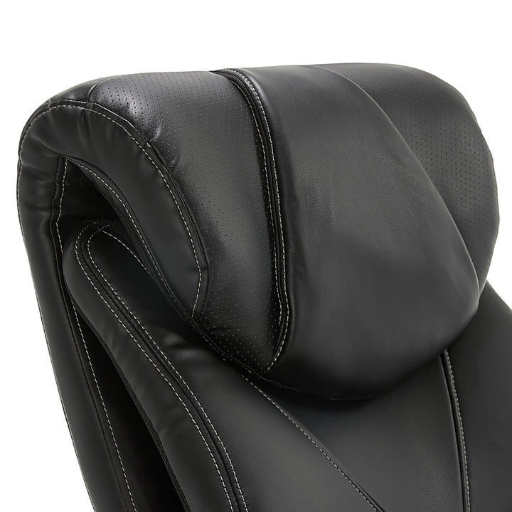 La-Z-Boy - Cantania Bonded Leather Executive Office Chair - Black_11