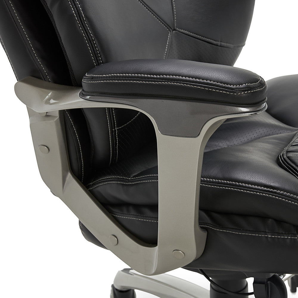 La-Z-Boy - Cantania Bonded Leather Executive Office Chair - Black_9