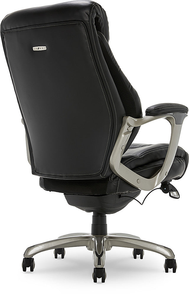 La-Z-Boy - Cantania Bonded Leather Executive Office Chair - Black_5