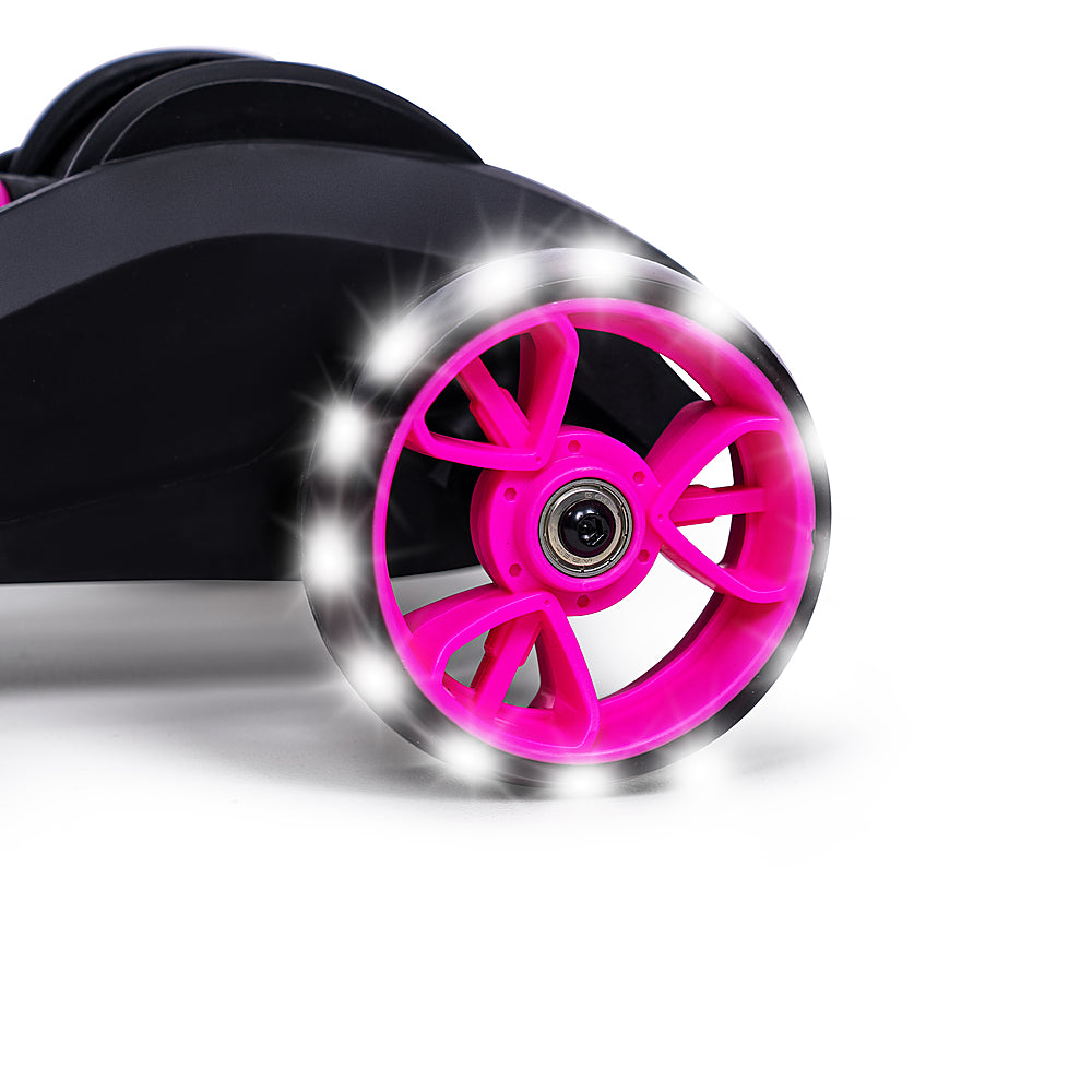 KIMI - ICON Kid's Electric Folding Scooter w/ 10 miles Max Range & 5 Mph Max Speed - Pink_12