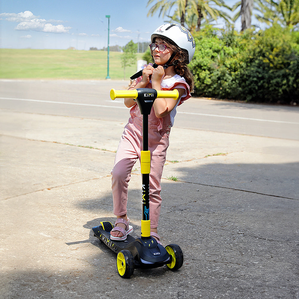 KIMI - ICON Kid's Electric Scooter w/ 10 miles Max Range & 5 Mph Max Speed - Yellow_4