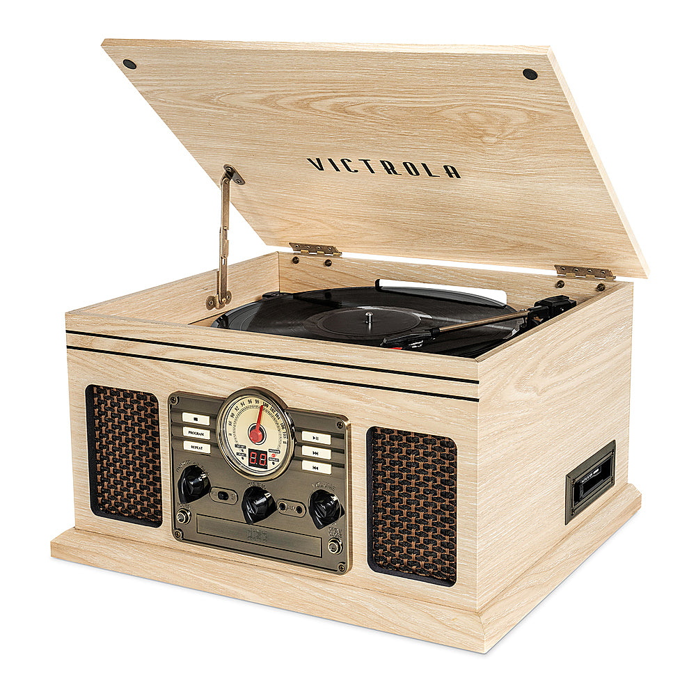 Victrola - Quincy Wood Bluetooth Record Player - Natural_0