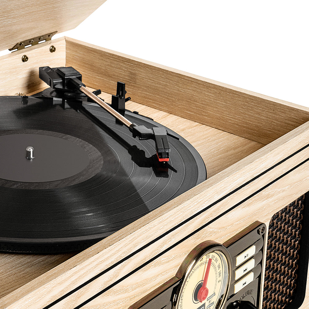 Victrola - Quincy Wood Bluetooth Record Player - Natural_3