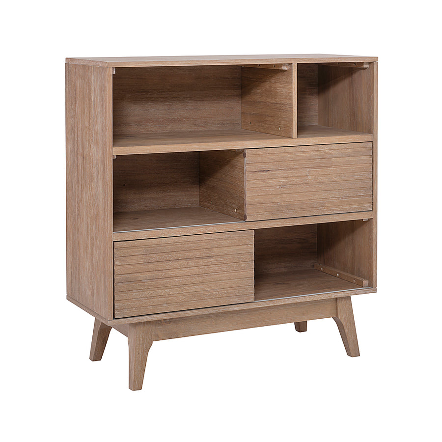 Linon Home Décor - Rosita Three-Shelf Bookcase - Natural_0
