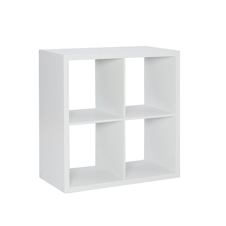 Linon Home Décor - Chabis 4-Cubby Storage Cabinet - White_0