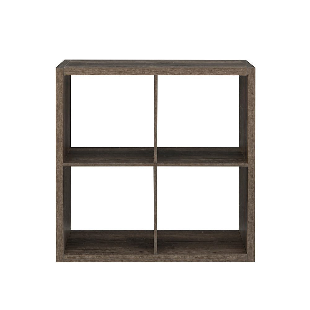 Linon Home Décor - Chabis 4-Cubby Storage Cabinet, Grey - Gray_1