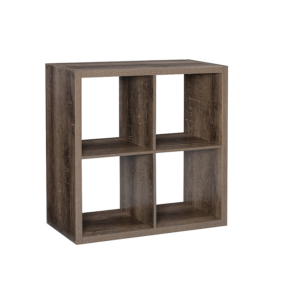 Linon Home Décor - Chabis 4-Cubby Storage Cabinet, Grey - Gray_0