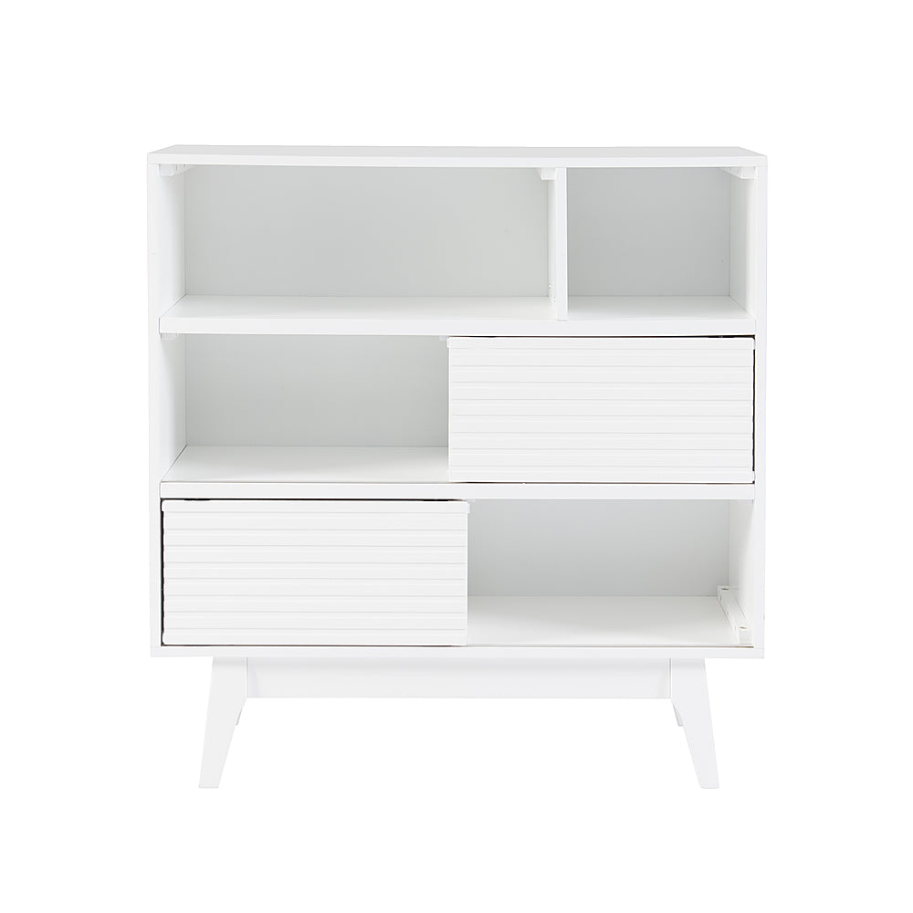 Linon Home Décor - Rosita Three-Shelf Bookcase - White_1