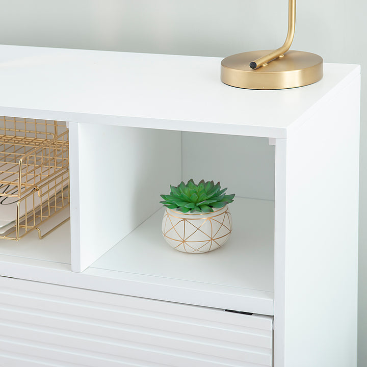 Linon Home Décor - Rosita Three-Shelf Bookcase - White_3