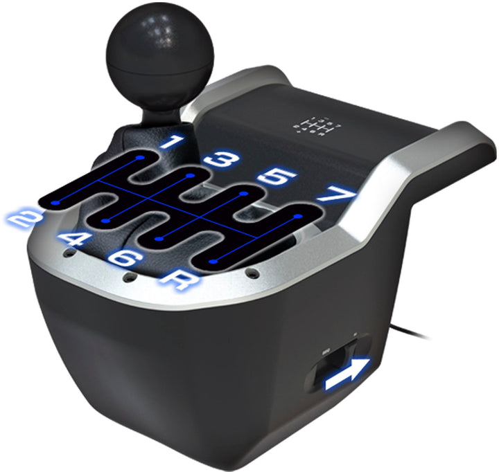 HORI 7-Speed Racing Shifter for PC (Windows 11/10) - Black_4