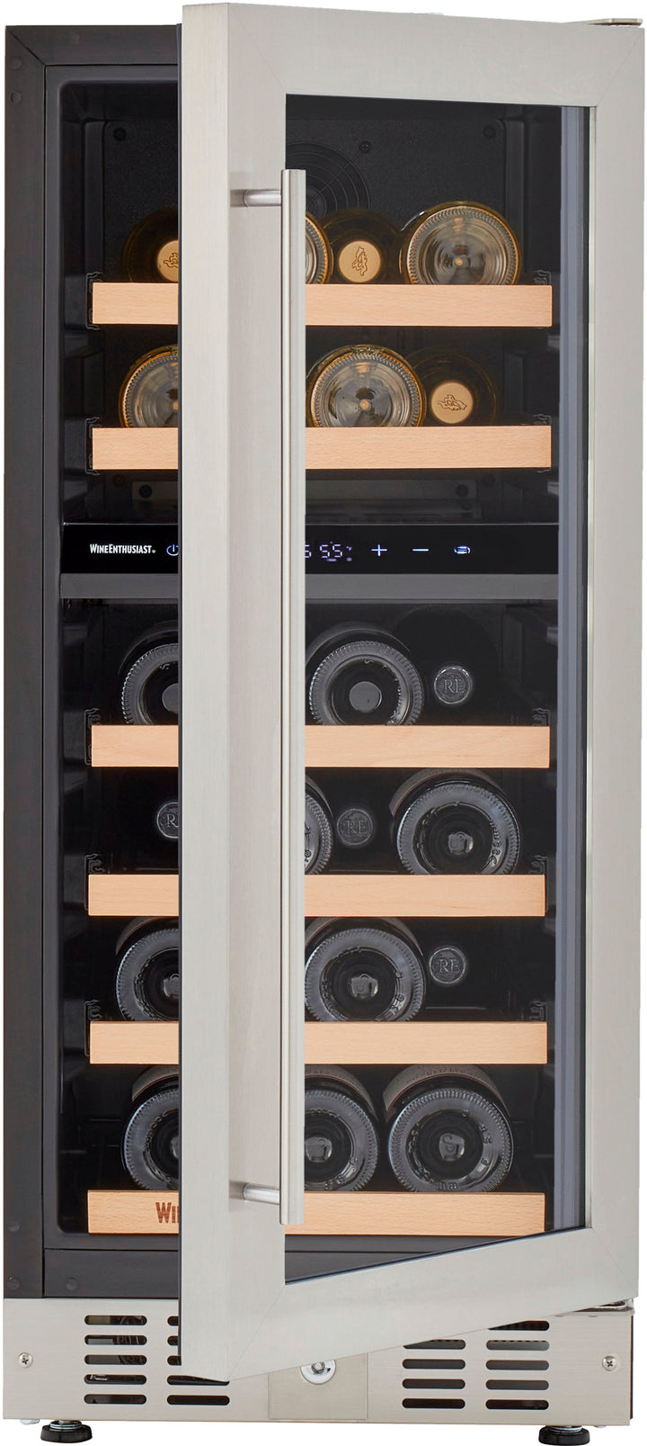 Wine Enthusiast S 15” Undercounter Dual Zone Wine Cellar, SS RH - Stainless Steel_2